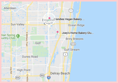 Blondies Vegan Bakery & Cafe Google Map