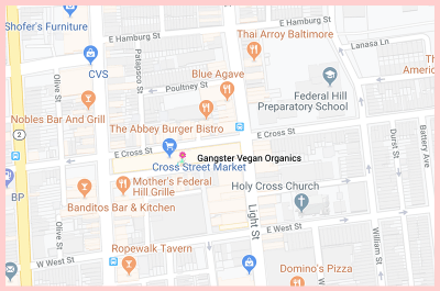 Gangster Vegan Gluten Free Google Map MD Gangster Vegan Gluten Free Google Map MD