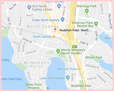 Nudefish Poke - North Sydney Google Map