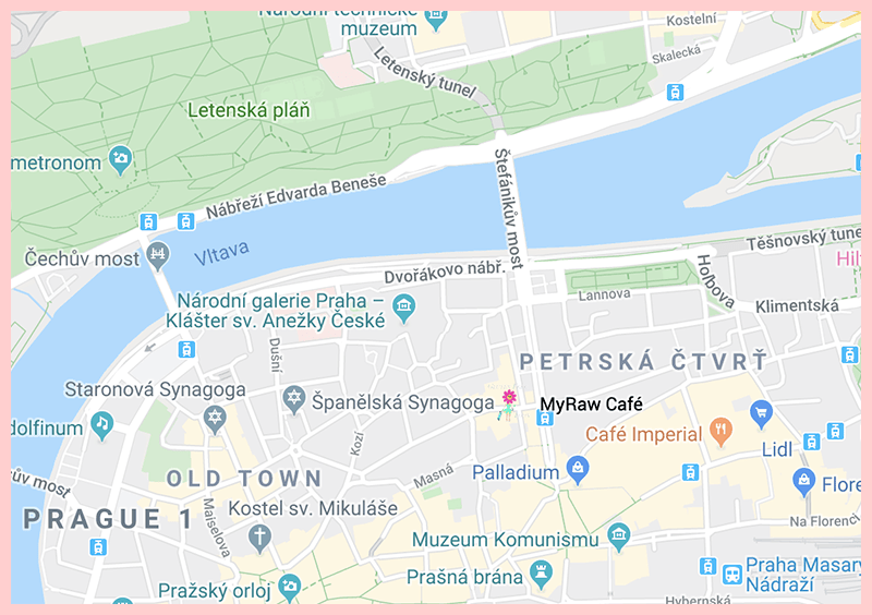 My Raw Cafe Google Map