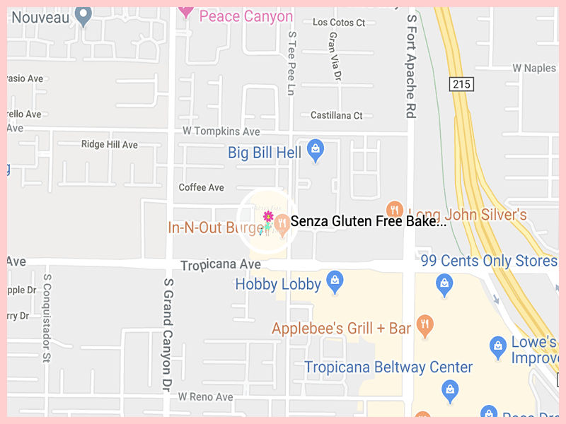 Senza Gluten Free Bakery Map