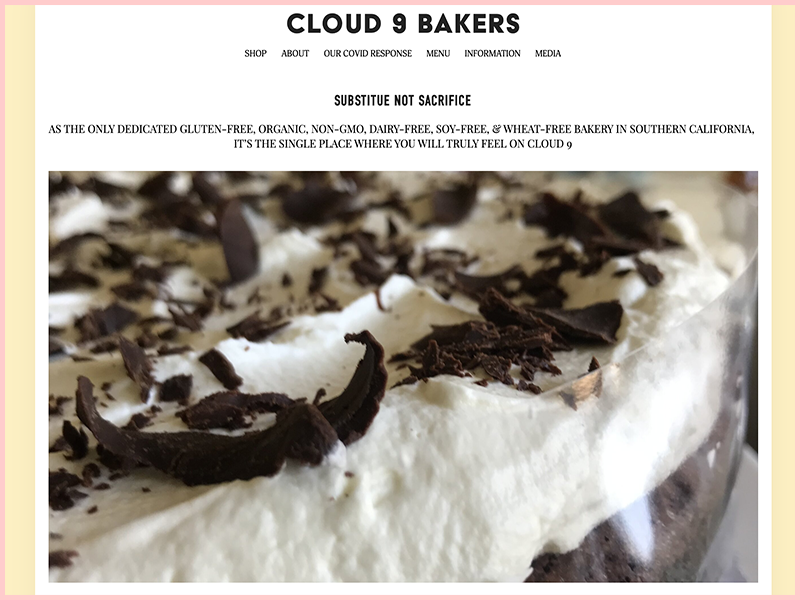 Cloud 9 Bakers Gluten Free Traveling Toon