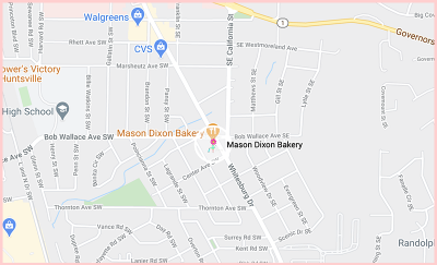 Mason Dixon BakeryMap Mason Dixon BakeryMap