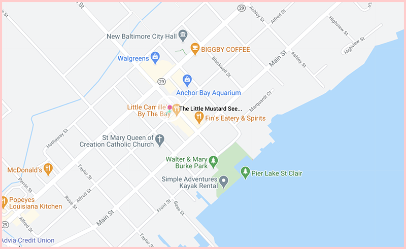 The Little Mustard Seed Cafe and ShoppeMap