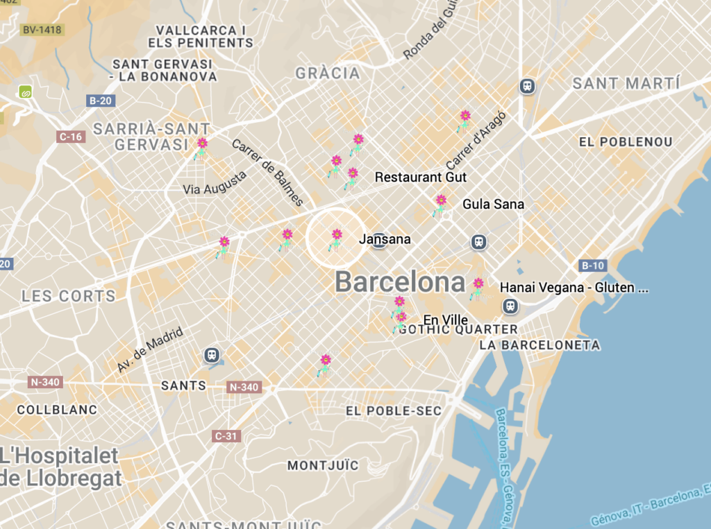 Pastisseria Jansana Gluten Free Google Map