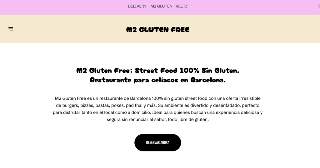 M2glutenfree Barcelona