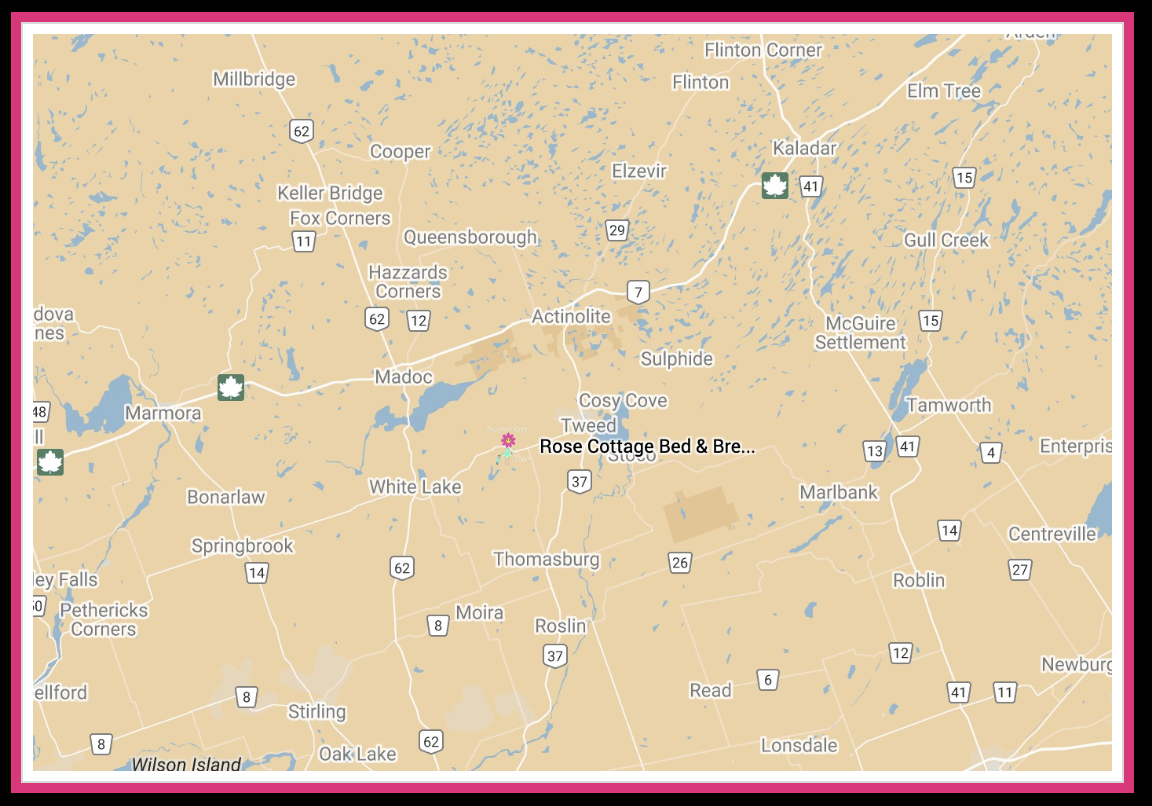 Rose Cottage Map